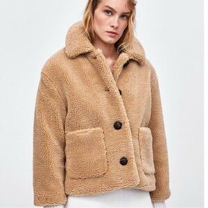 Zara teddy jacket